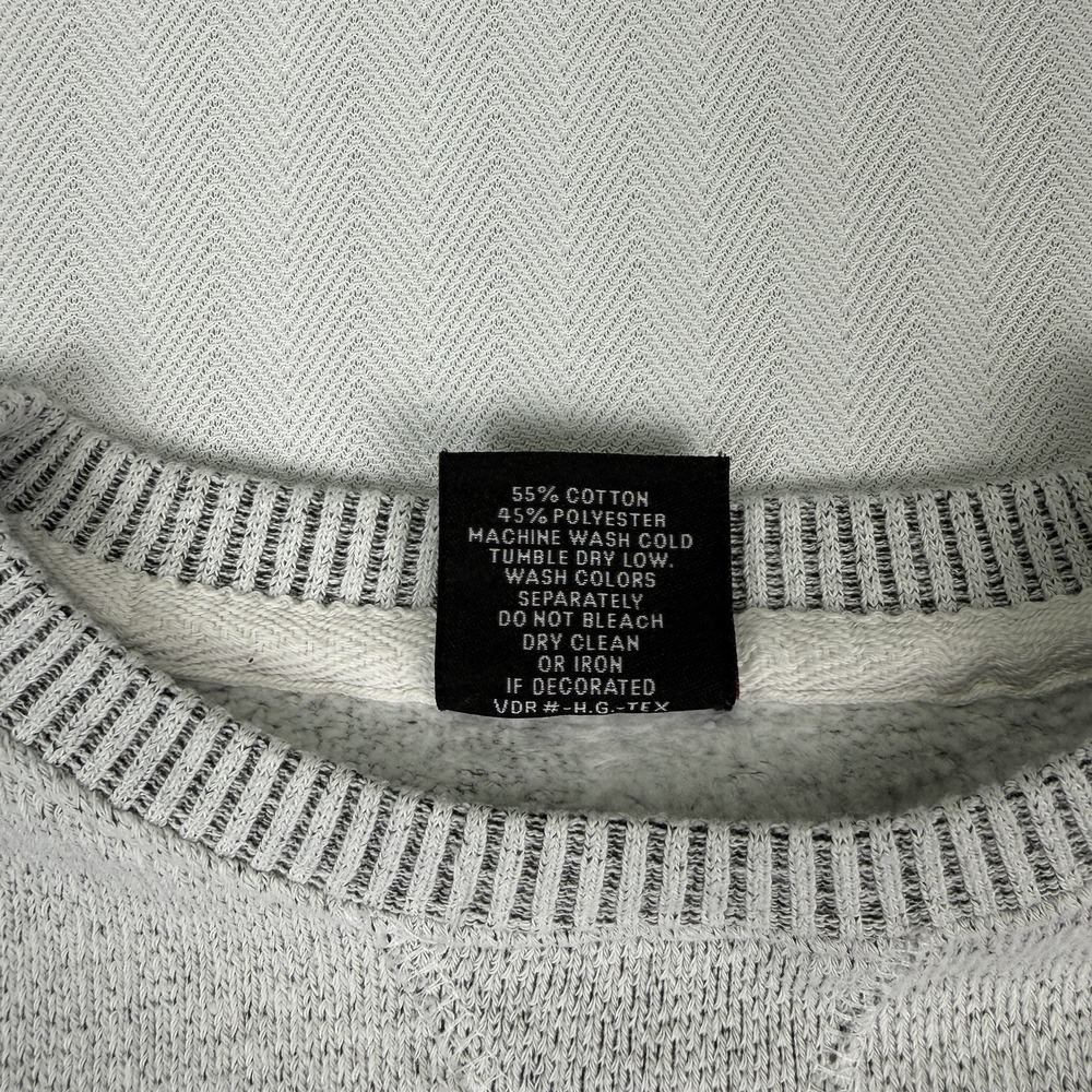 Jackson Hole WY Graphic Crewneck Sweatshirt Gray Marled Knit Retro Souvenir Sz S - Picture 8 of 10
